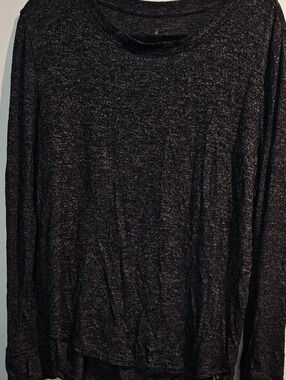 Cuddle Duds Black Long Sleeve Top